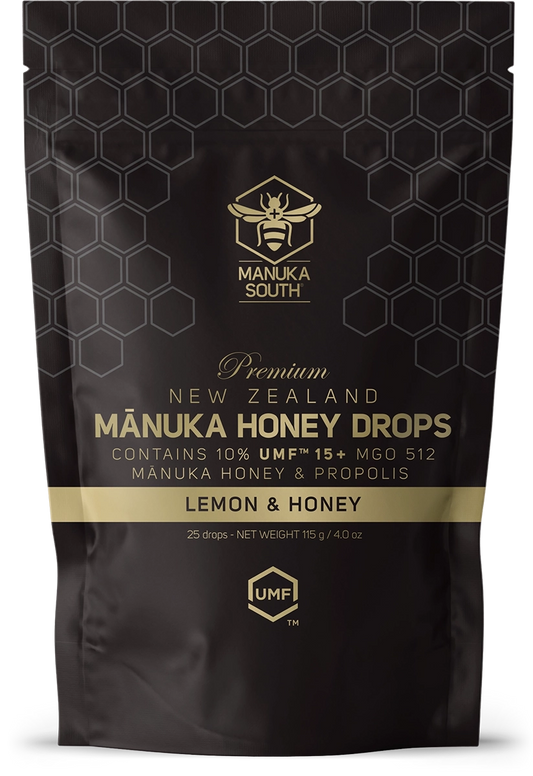 Manuka Honey Lemon and Propolis Lozenge Drops 25pack