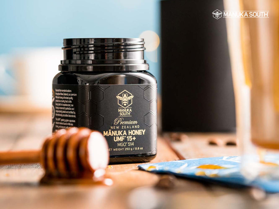 Umf 15+ manuka honey used in cold drinks.
