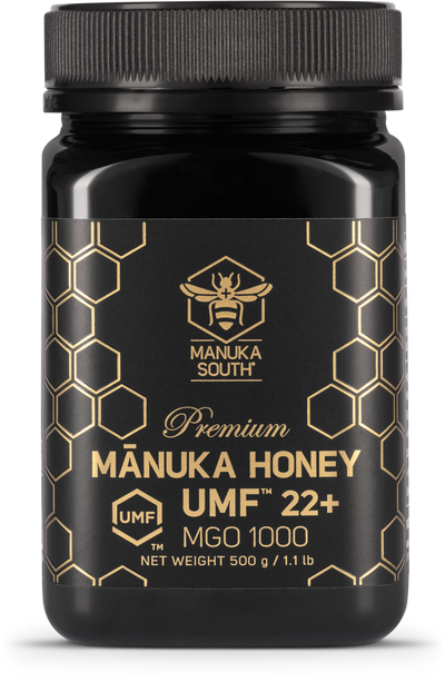 UMF 22+ Manuka Honey MGO 1000 500g jar