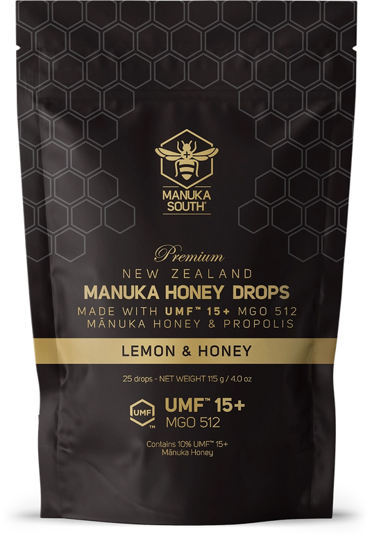 Manuka Honey Lemon and Propolis Lozenge Drops 25pack