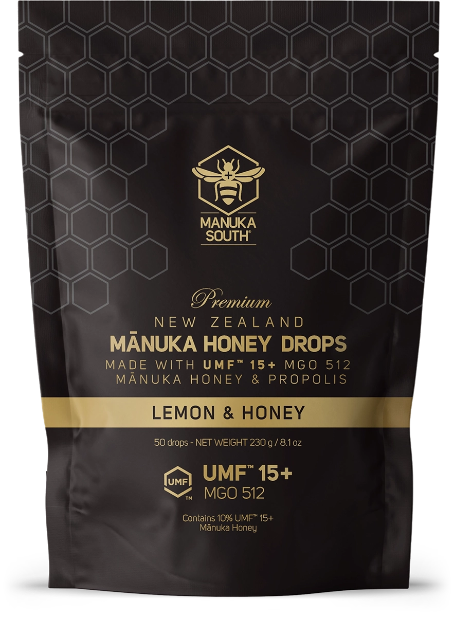 Manuka Honey Lemon and Propolis Lozenge Drops 50pack