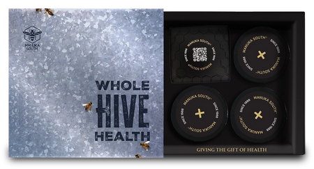 Manuka South Whole Hive Health Bundle Manuka Honey, Propolis, Royal Jelly and Bee Pollen