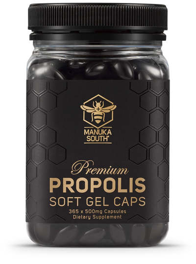 Black Propolis Soft Gel Capsules Supplement