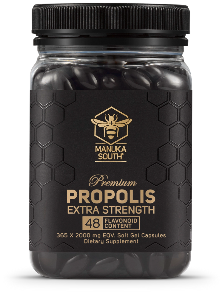 Extra Strength Black Propolis Soft Gel Capsules Supplement