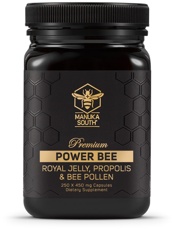 Power Bee - Royal Jelly, Propolis and Bee Pollen combination Capsules Supplement